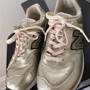 New Balance Gold Women's Sneakers